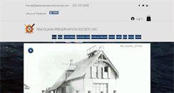 Desktop Screenshot of peaislandpreservationsociety.com